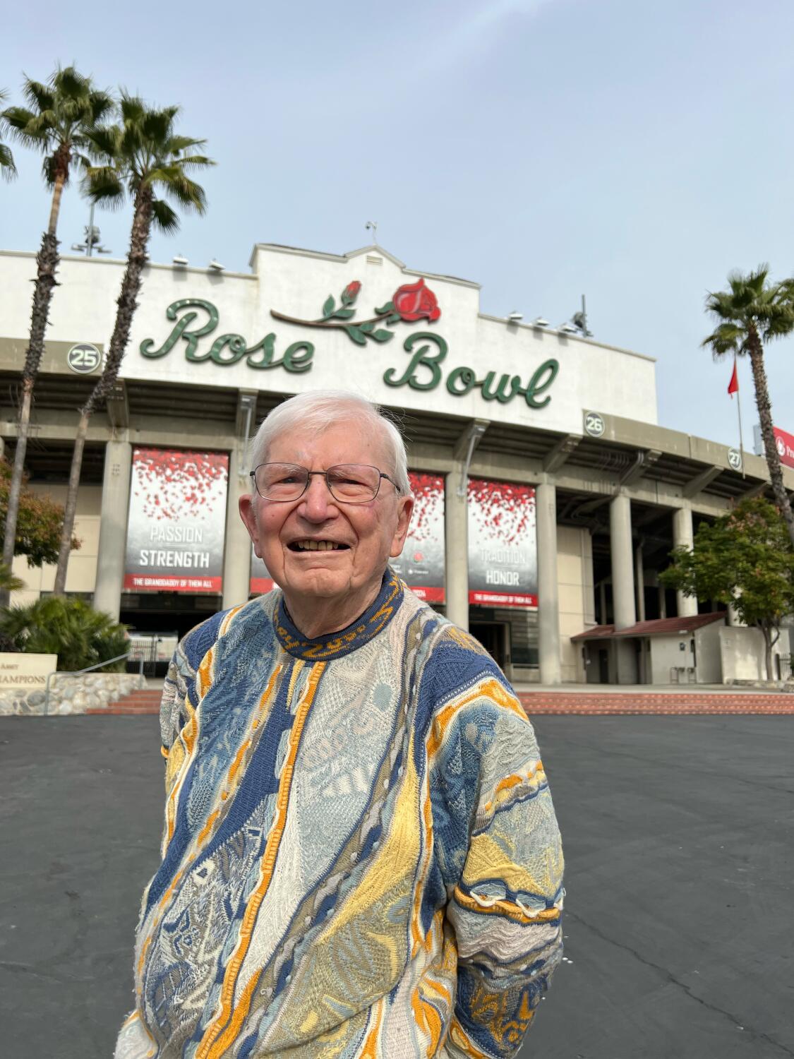 Eighty straight Rose Bowl games? Meet the fan who is about to pull it off