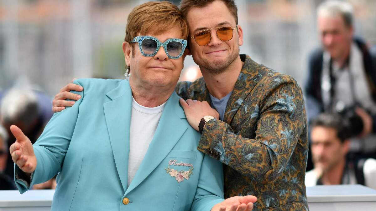 How 'Rocketman' made the Elton John Dodgers look for Taron Egerton