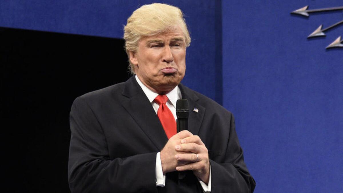 Alec Baldwin as President Trump on "Saturday Night Live"