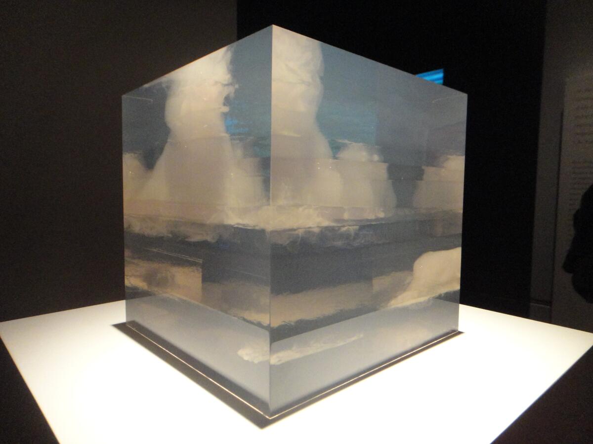 "Cloud Box," 1966, by Peter Alexander, was on view in the 2011 exhibition "Pacific Standard Time: Crosscurrents in L.A. Painting and Sculpture, 1950-1970" at the Getty Museum.
