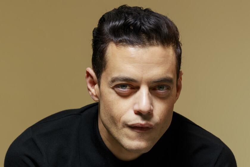 ***FOR ENVELOPE FUTURE PUBLICATION. PLEASE DO NOT USE PRIOR TO PUBLICATION. WEST HOLLYWOOD, CALIF. -- THURSDAY, NOVEMBER 1, 2018: Rami Malek, who portrays singer Freddie Mercury in "Bohemian Rhapsody," poses for a portrait in West Hollywood, Calif., on Nov. 1, 2018. (Marcus Yam / Los Angeles Times)