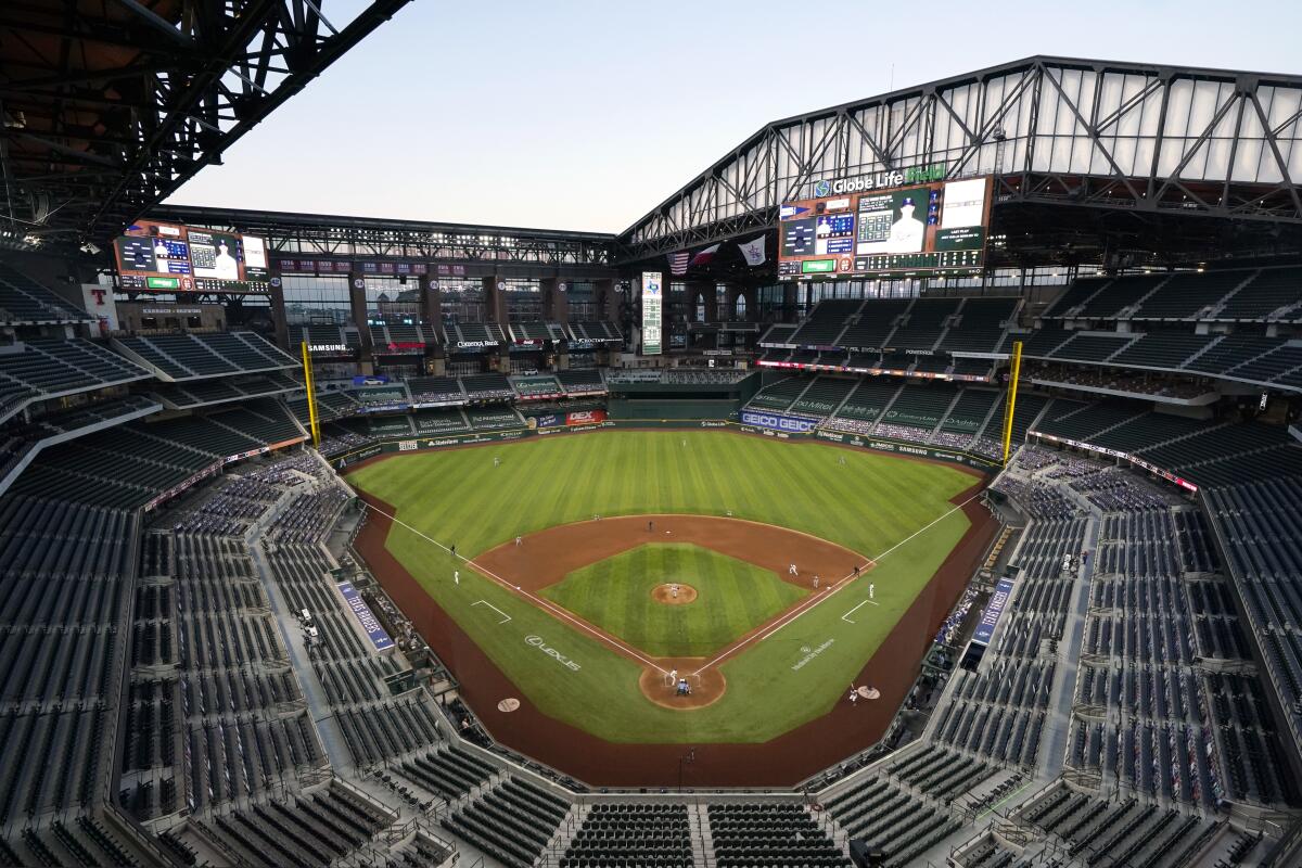 Globe Life Field in Arlington, Texas, will play host to the National League Championship Series.