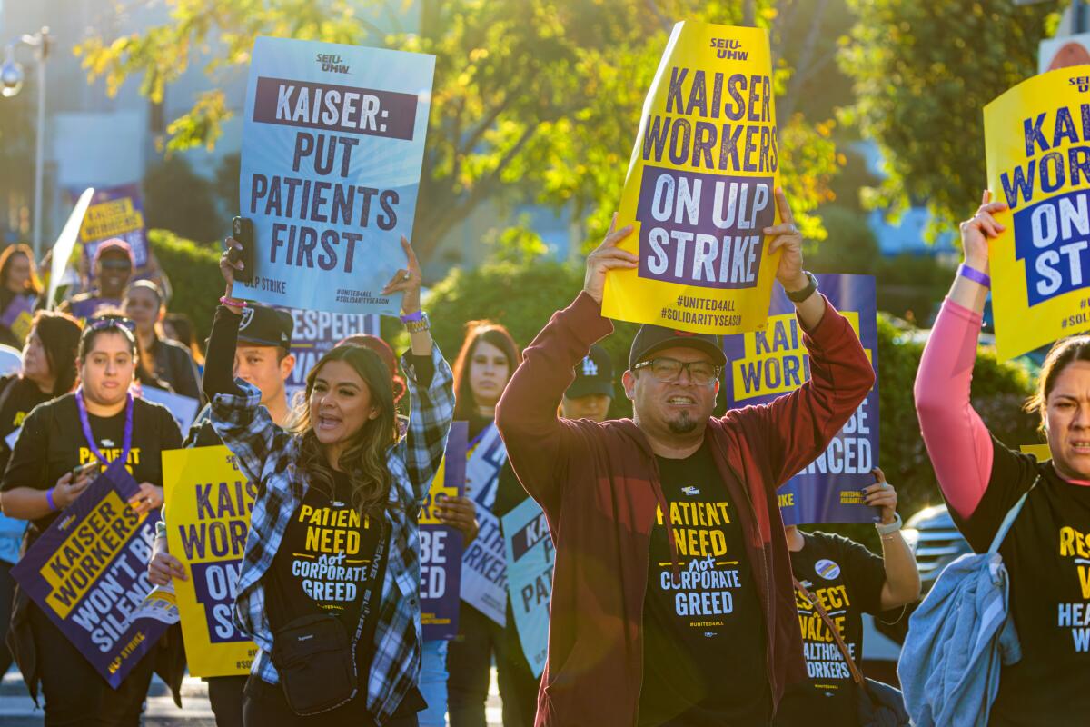 The Kaiser strike may be on the leading edge of a trend Los Angeles Times