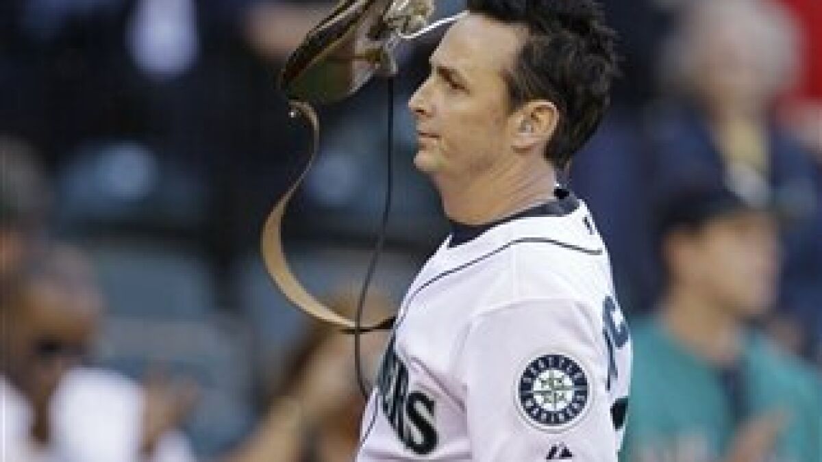 Pearl Jam's Mike McCready Plays National Anthem at MLB Game