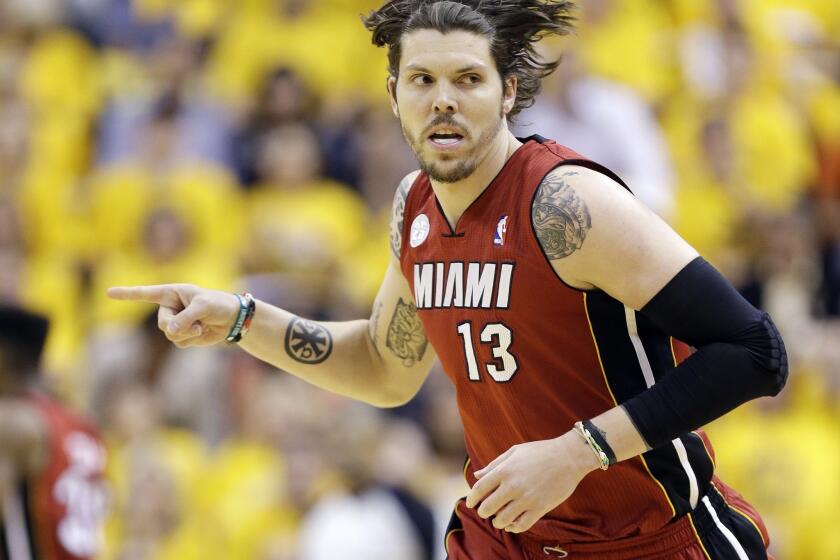 The Miami Heat released shooting guard Mike Miller on Tuesday.