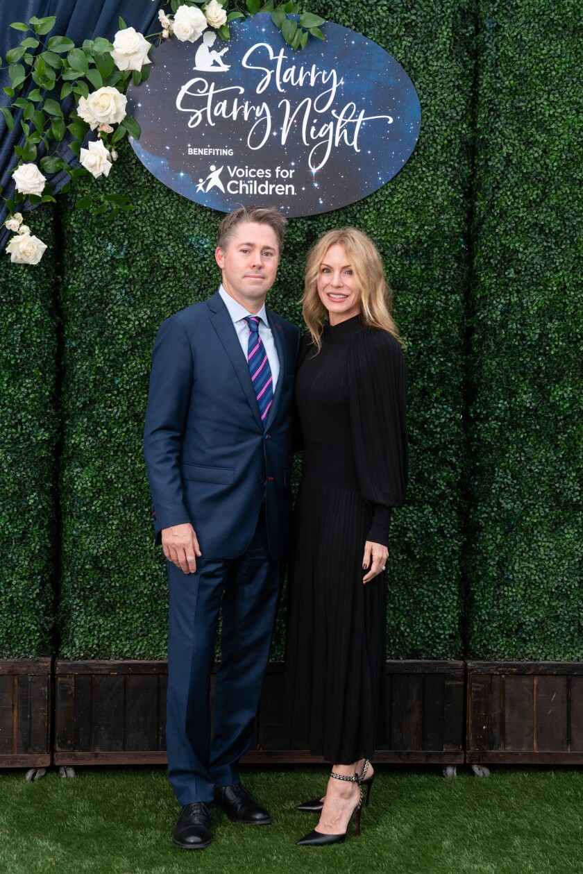 Randy and Cambra Finch of La Jolla were co-chairs of Voices for Children's "Starry Starry Night" gala in 2018.