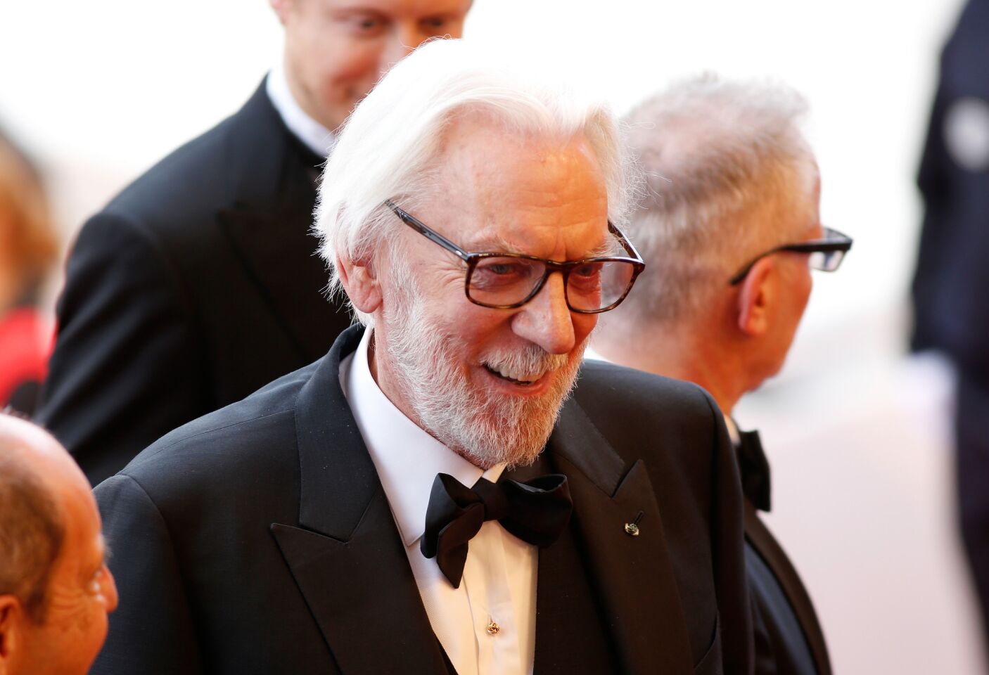 Cannes Film Festival jury member Donald Sutherland attends the "Cafe Society" premiere and opening night festival gala at the Palais des Festivals on May 11.