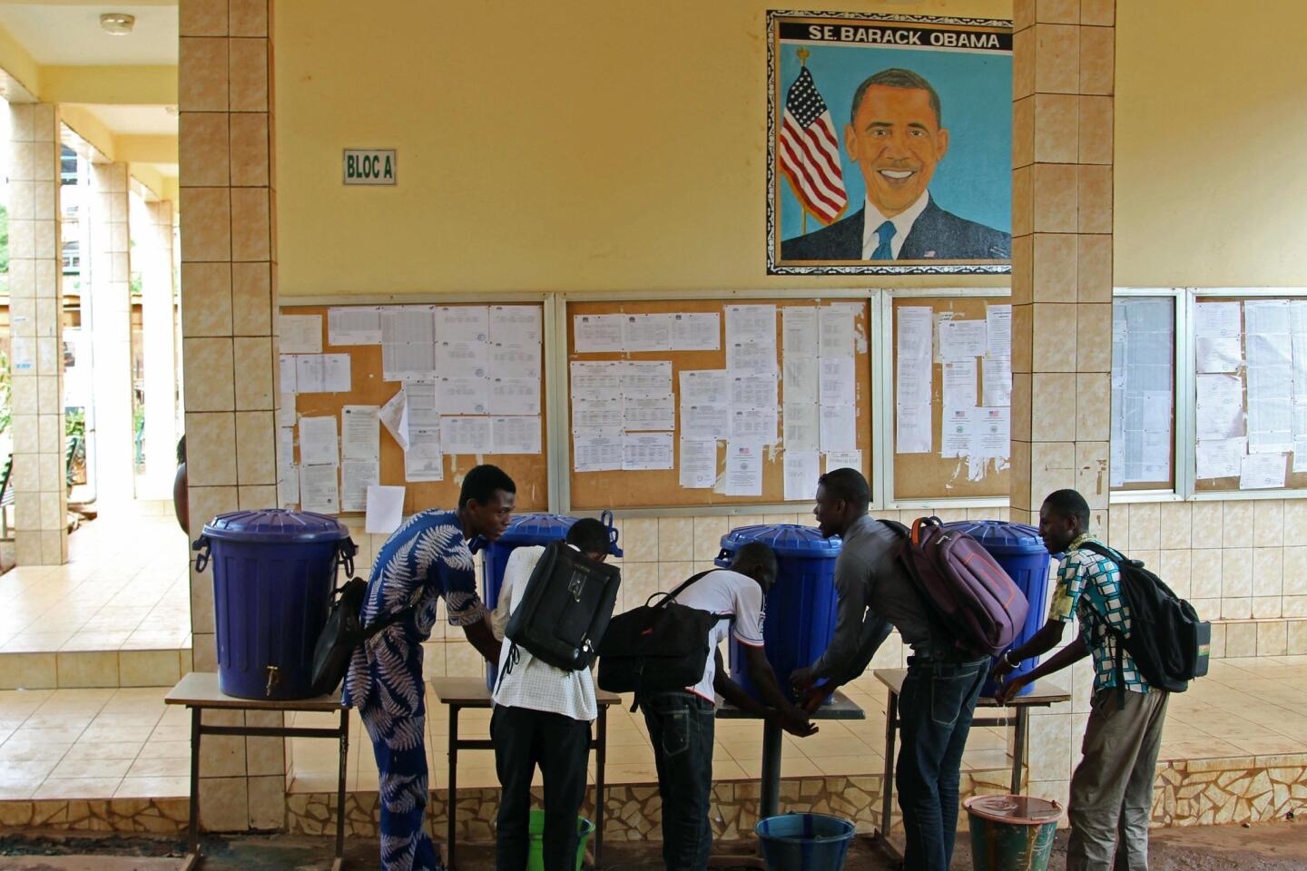 Images of Obama across Africa