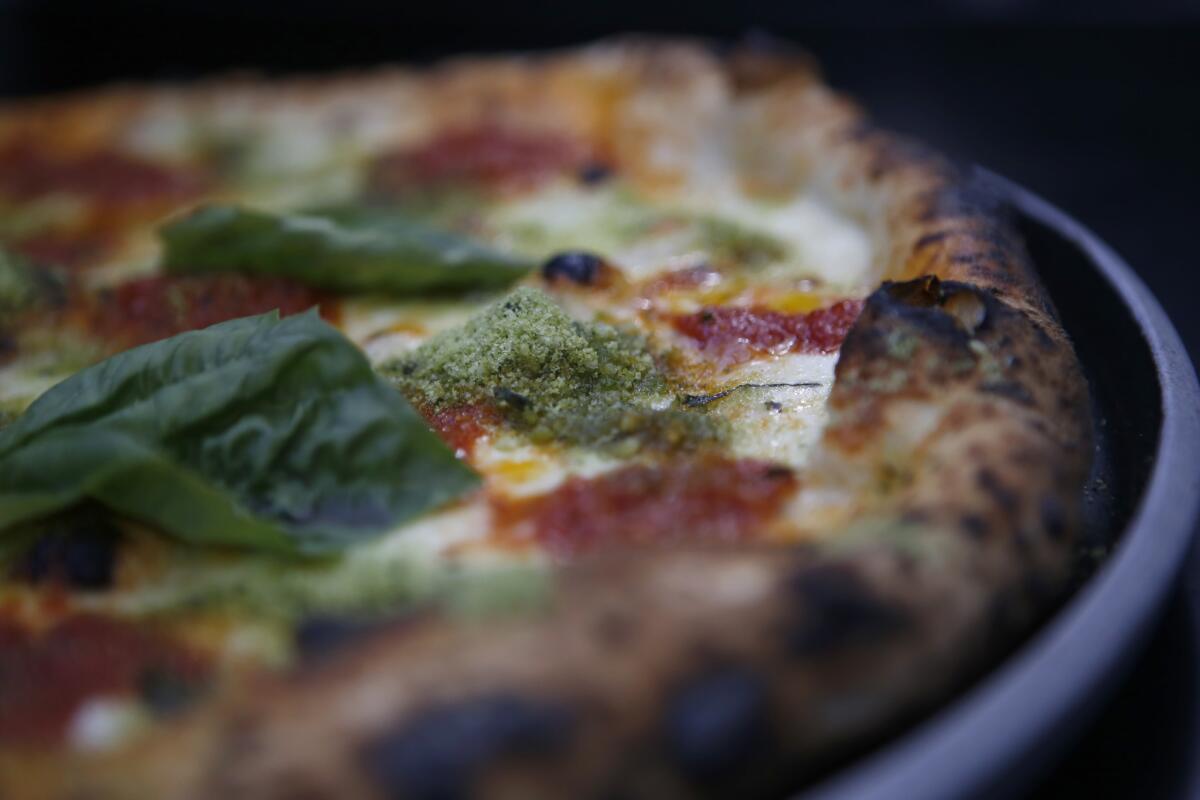 The Neo-Margherita pizza at Pizzana.