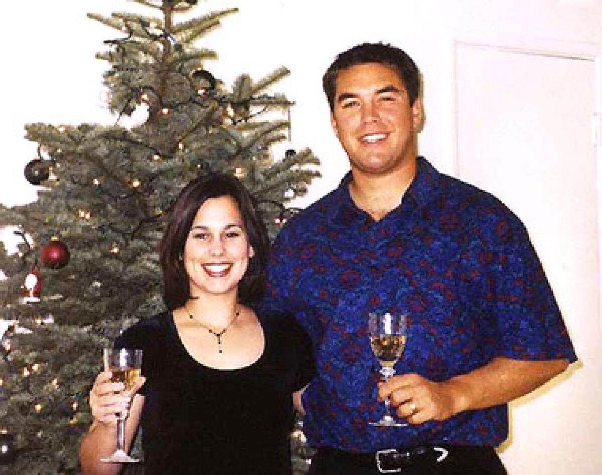 Laci and Scott Peterson are shown in an undated photo.