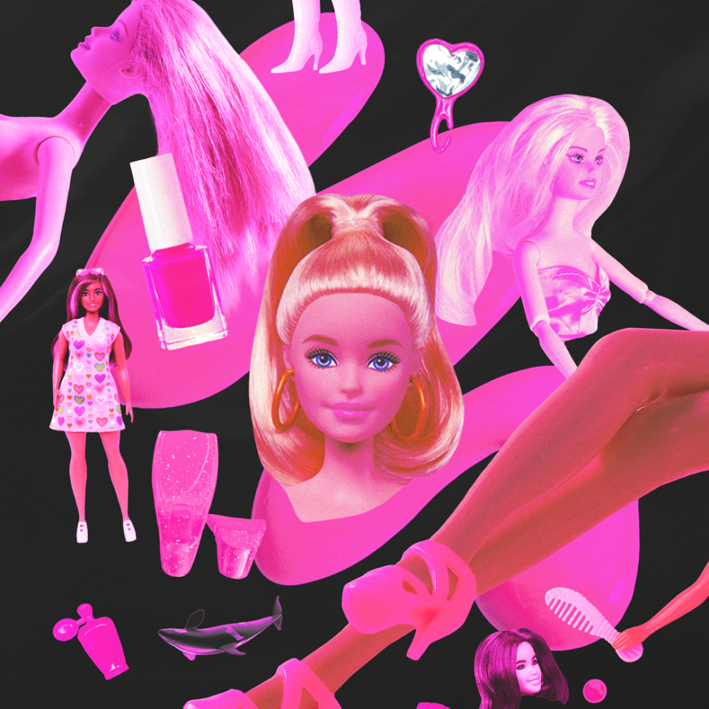 Barbie collage