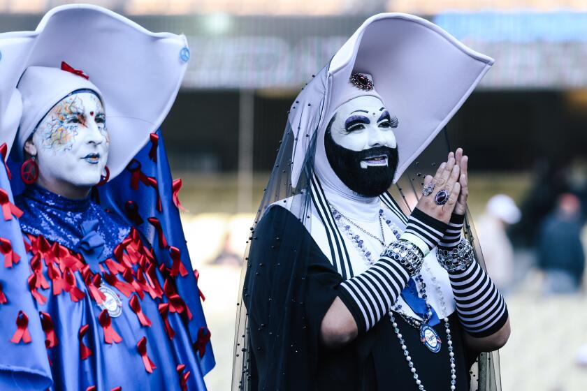 Los Angeles, CA - June 16: The Sisters of Perpetual Indulgence, a longtime charity organization.