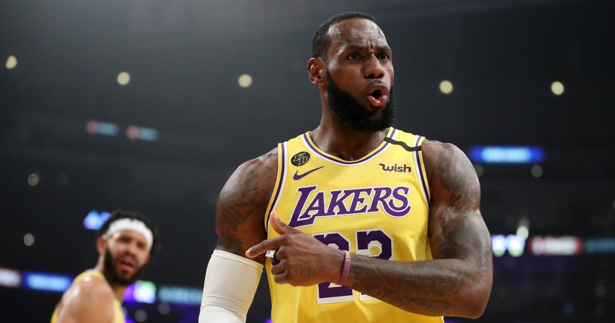 LeBron James has the NBA's top-selling jersey yet again - Los Angeles Times