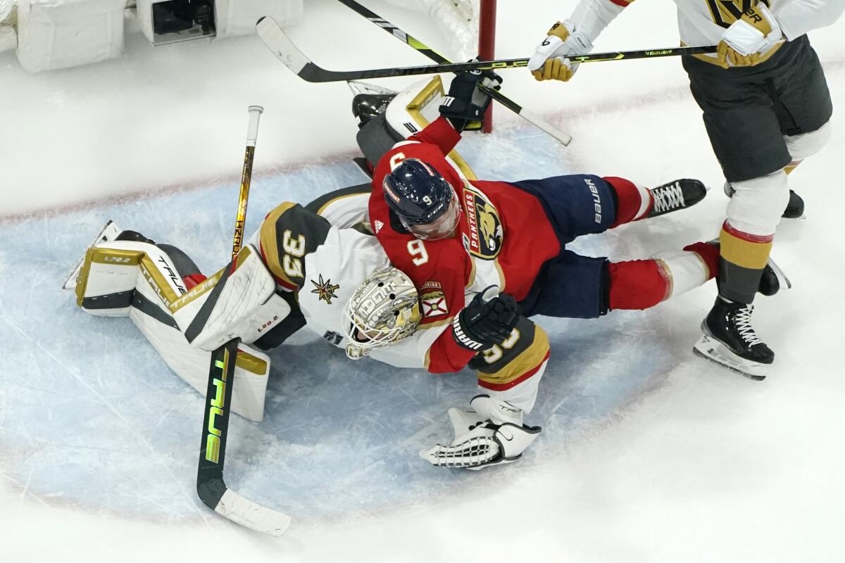NHL Stanley Cup Final: Golden Knights beat Panthers 3-2