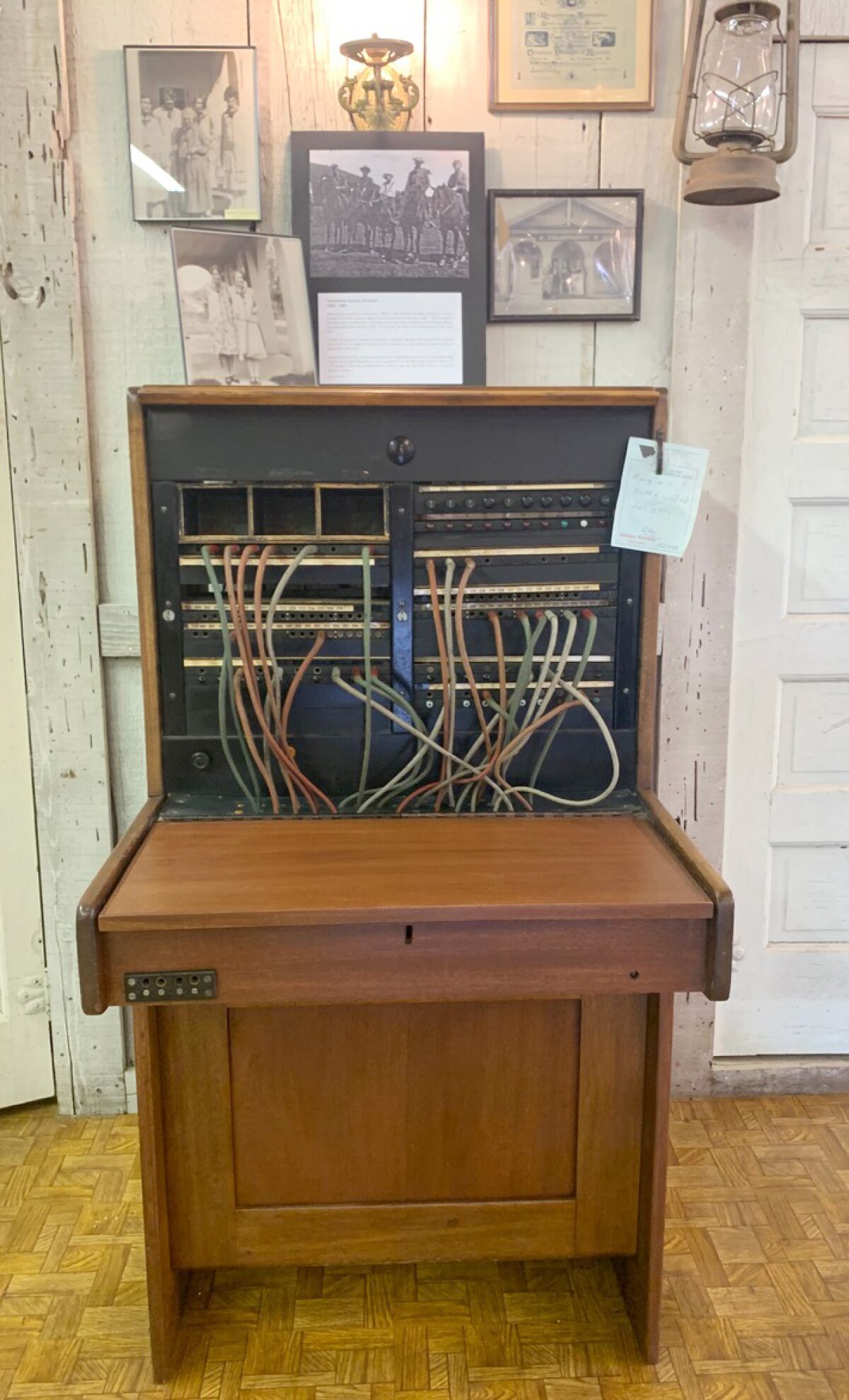 Telephone company employees who used this switchboard were nearly always women.