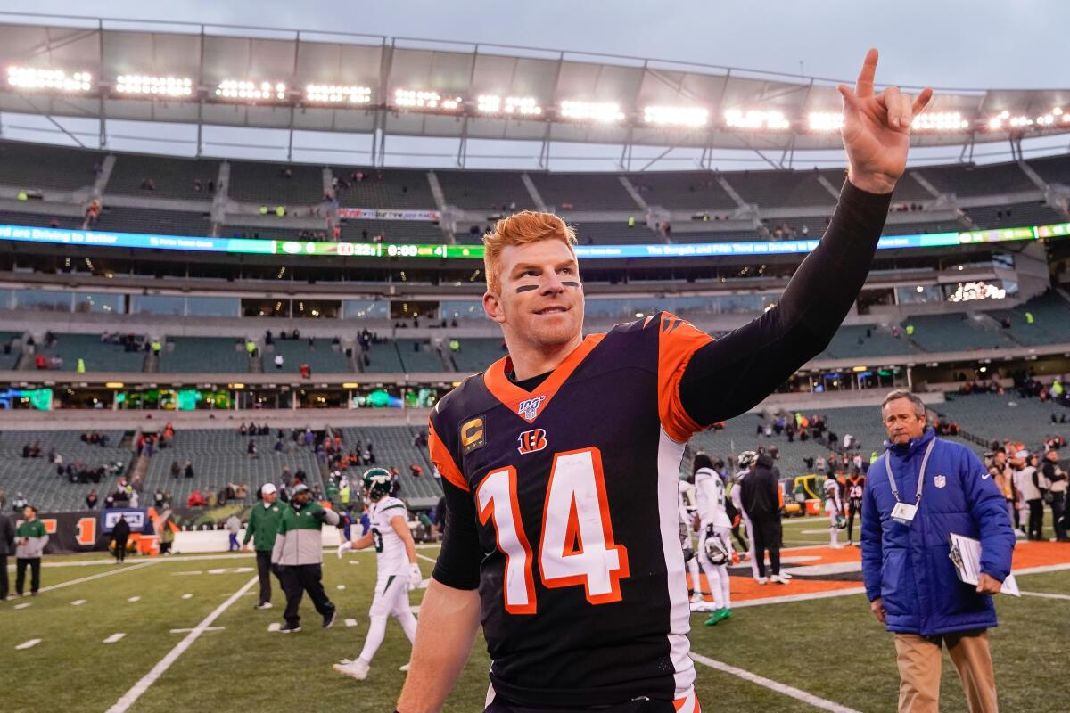 Cincinnati Bengals quarterback Andy Dalton