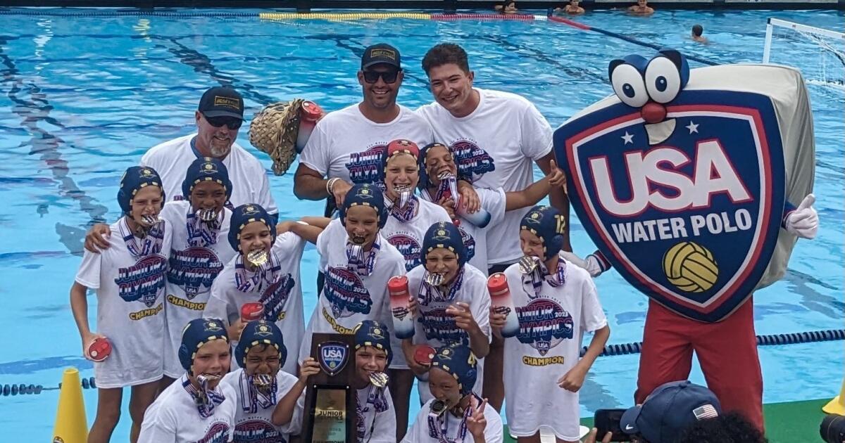 La Jolla United 10andyounger team strikes gold at USA Water Polo
