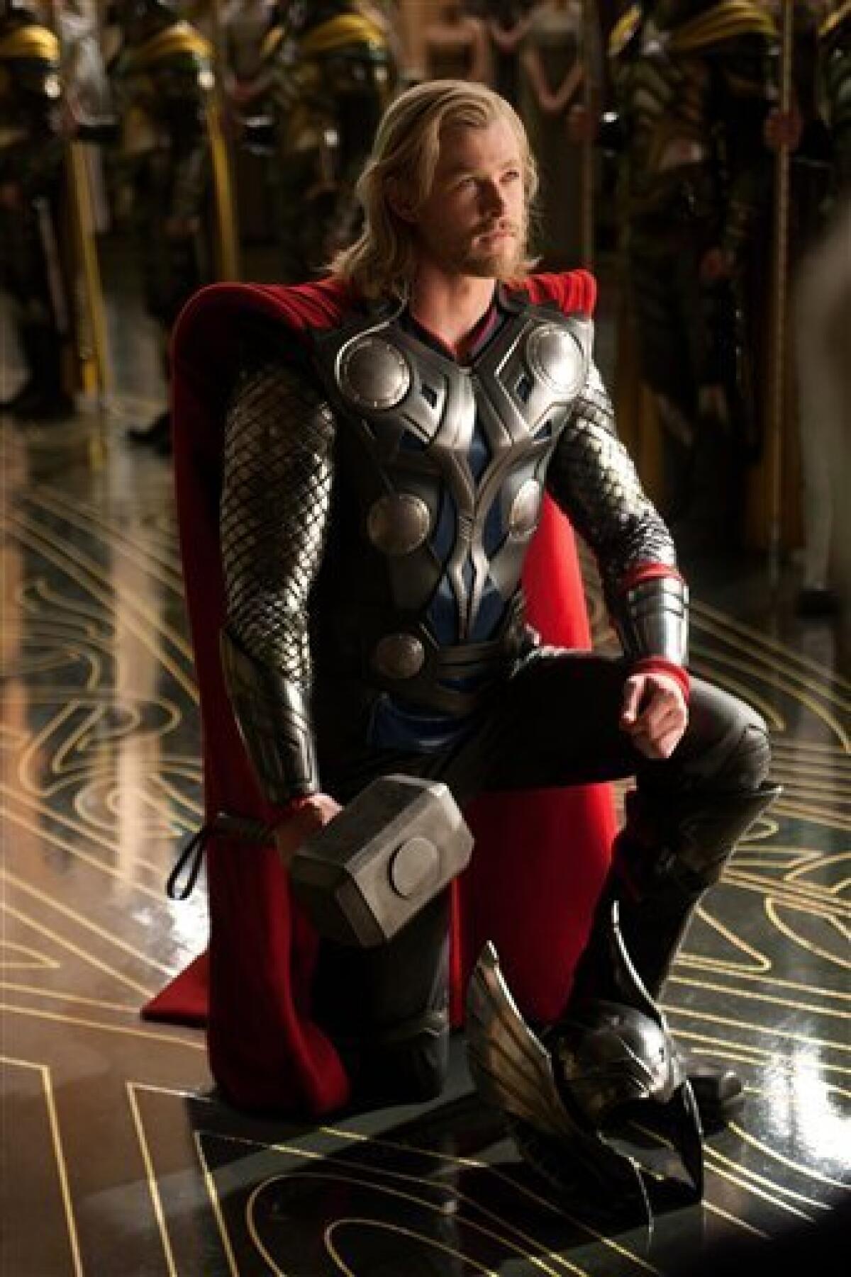 Chris Hemsworth takes Hollywood as god of thunder - The San Diego  Union-Tribune