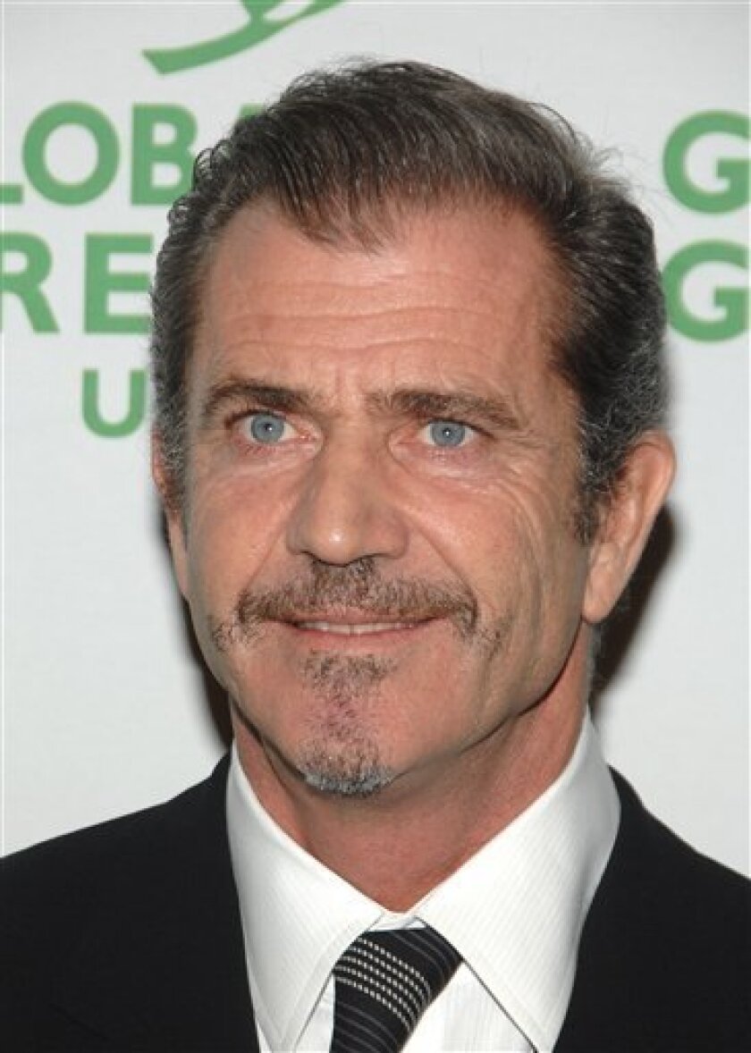 FILE -- In this Dec. 10, 2008 file photo, actor Mel Gibson attends the 9th Annual Global Green Design Awards in New York. (AP Photo/Peter Kramer, file)