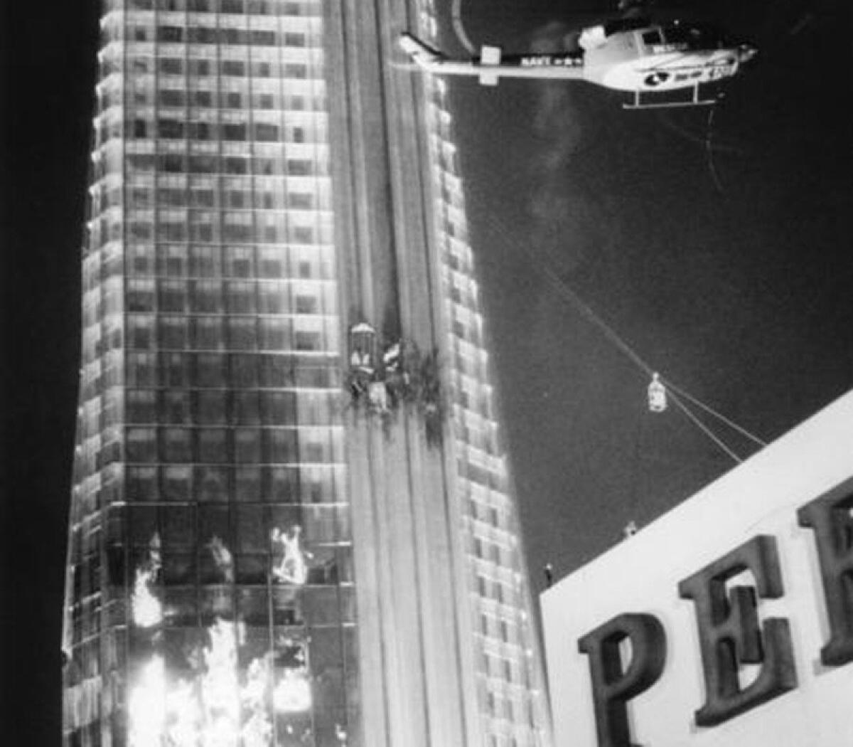 A scene from "The Towering Inferno."