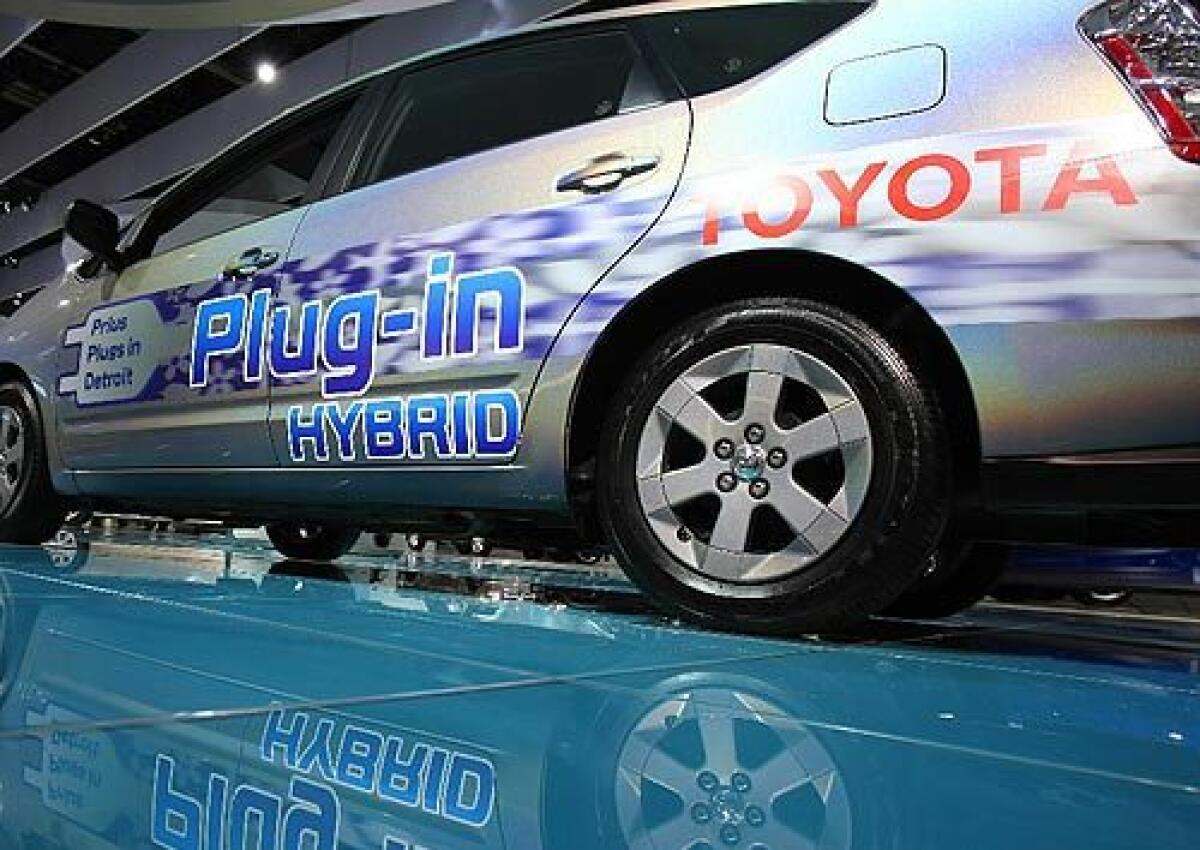 Toyota's Prius plug-in concept car