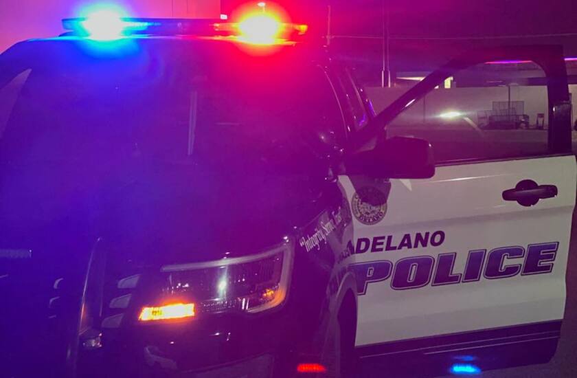 Patrulla de la Policía de Delano, California.