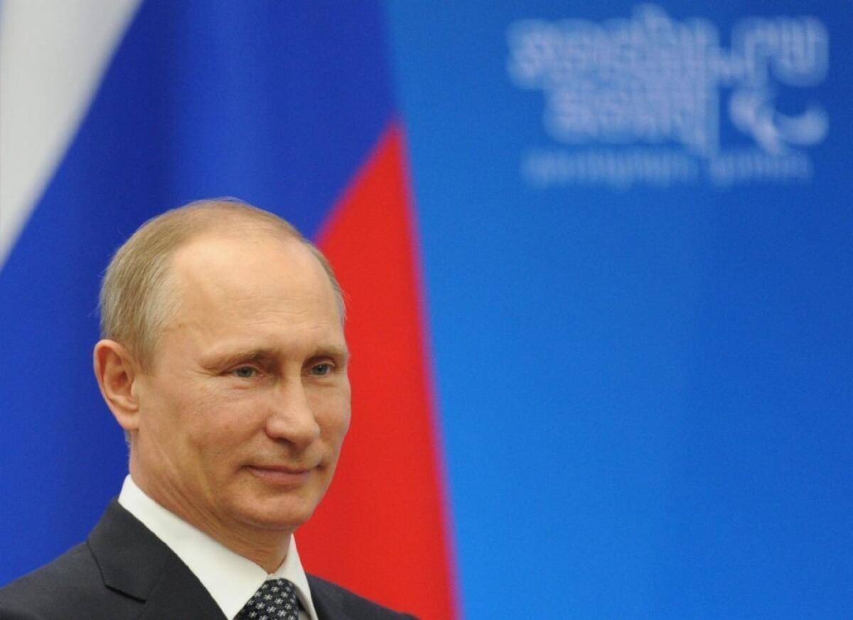 Vladimir Putin had high praise for the Russian Paralympic team.