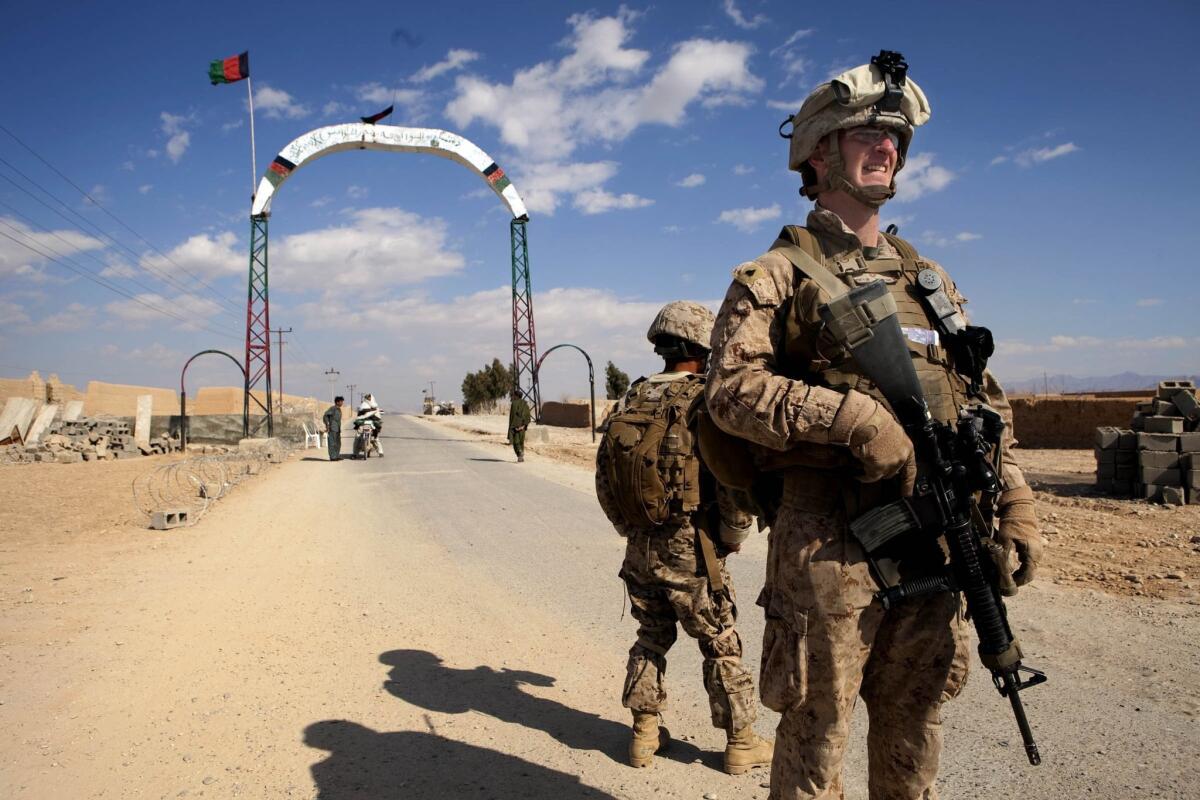 Pendleton Marines maintain uneasy calm in battle-scarred Afghan town - The  San Diego Union-Tribune