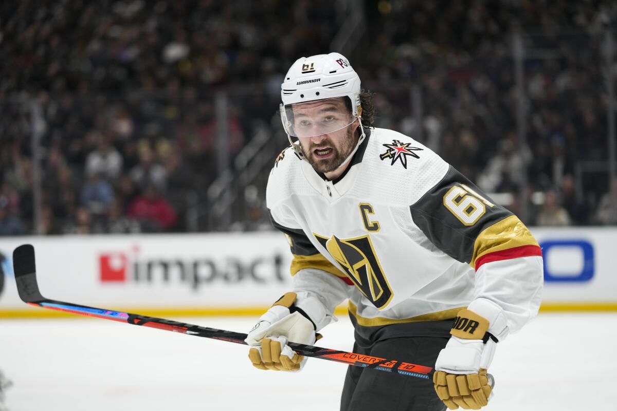 Mark Stone practicing for Golden Knights, game return uncertain - NBC Sports