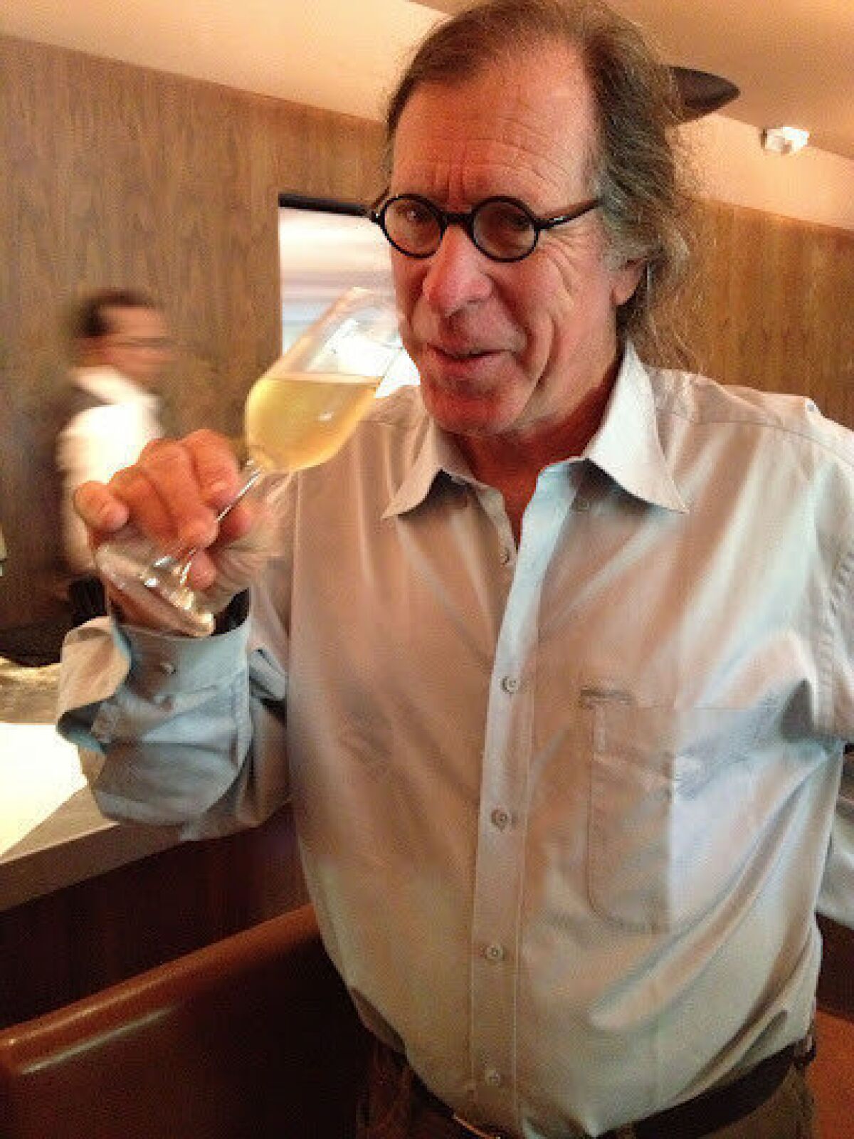 Winemaker Randall Grahm at Jar restaurant.