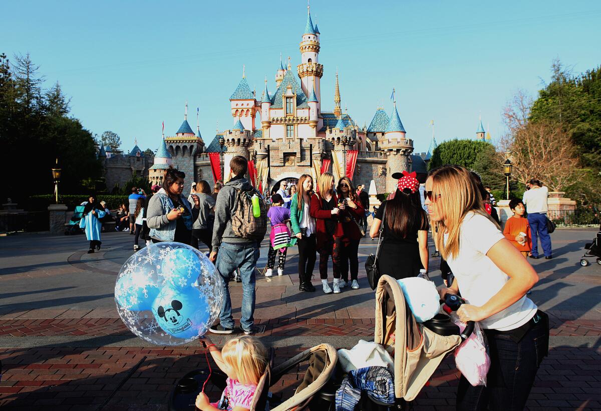 It's likely that a person with measles visited Disneyland in Anaheim between Dec. 17 and 20, exposing others to the virus, health officials have said. Above, the park in January.