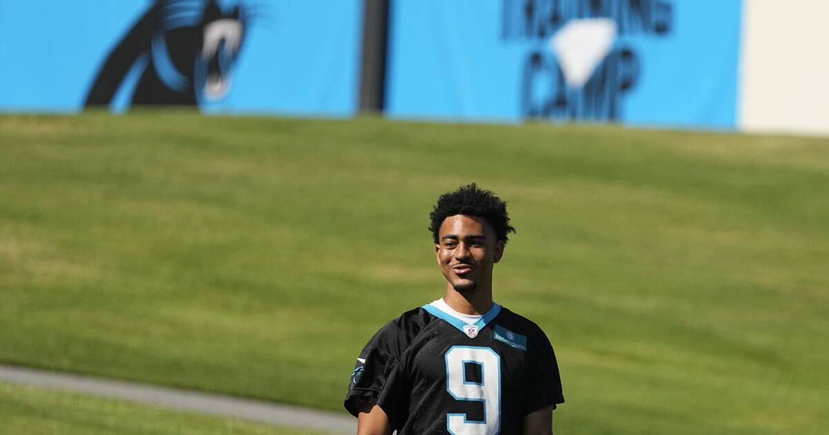 Panthers rookie QB Bryce Young to make first start in opener against rival  Falcons - The San Diego Union-Tribune