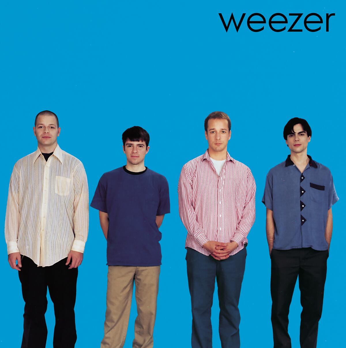 The cover of Weezer's Blue Album.