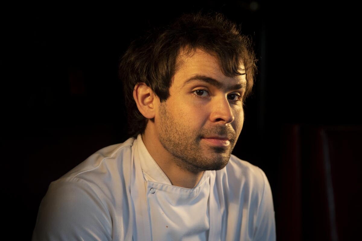 Will Aghajanian is one of the chefs at Horses restaurant on December 23, 2021 in Los Angeles, California.