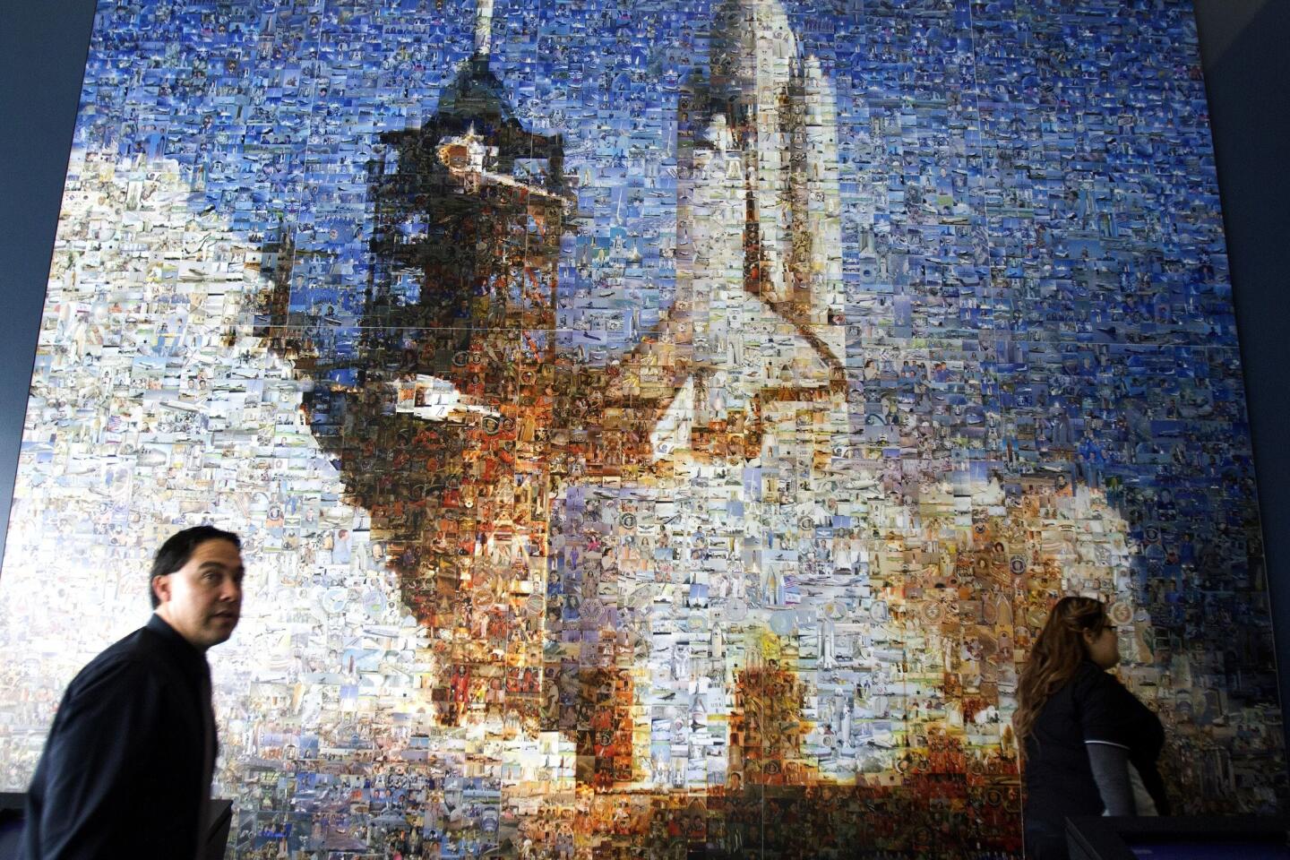 Mosaic of space shuttle Columbia