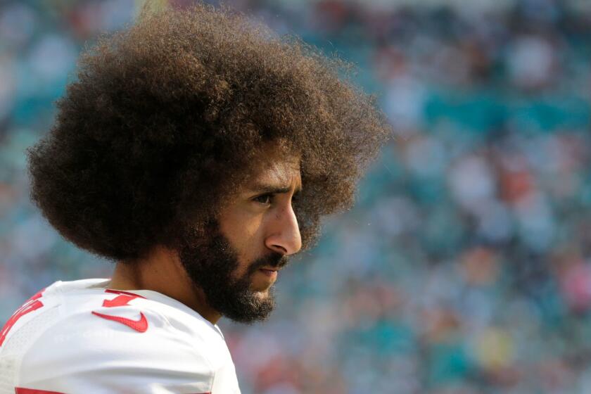 Colin Kaepernick is a free agent after playing for the San Francisco 49ers all six of his NFL seasons.