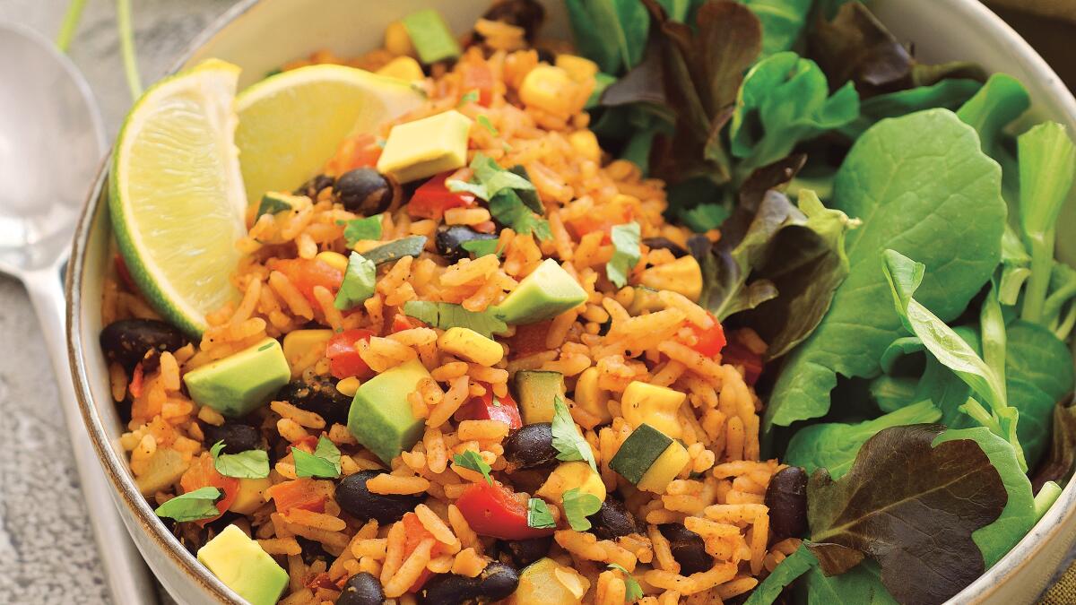 Vegan Red Beans and Rice with Smoky Mushrooms - Cilantro and Citronella