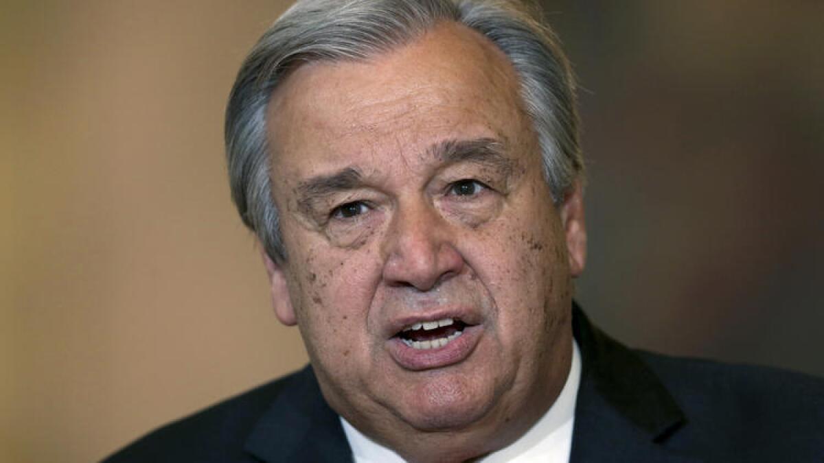 U.N. Secretary-General Antonio Guterres