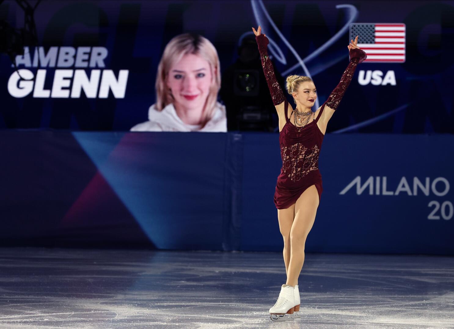 Amber Glenn explains what went wrong in her Olympic short program - Los Angeles Times