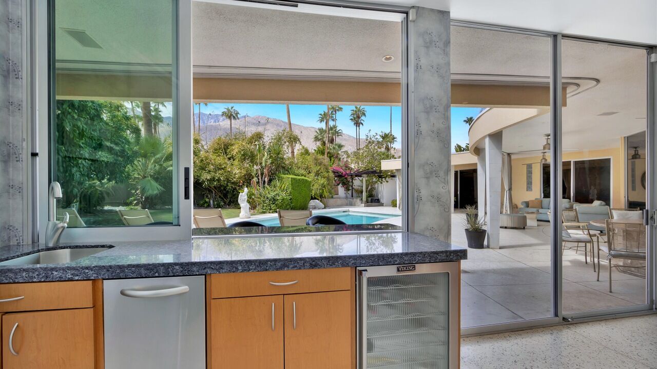 Actress Loretta Young owned the Palm Springs home at the time of her death in 2000.