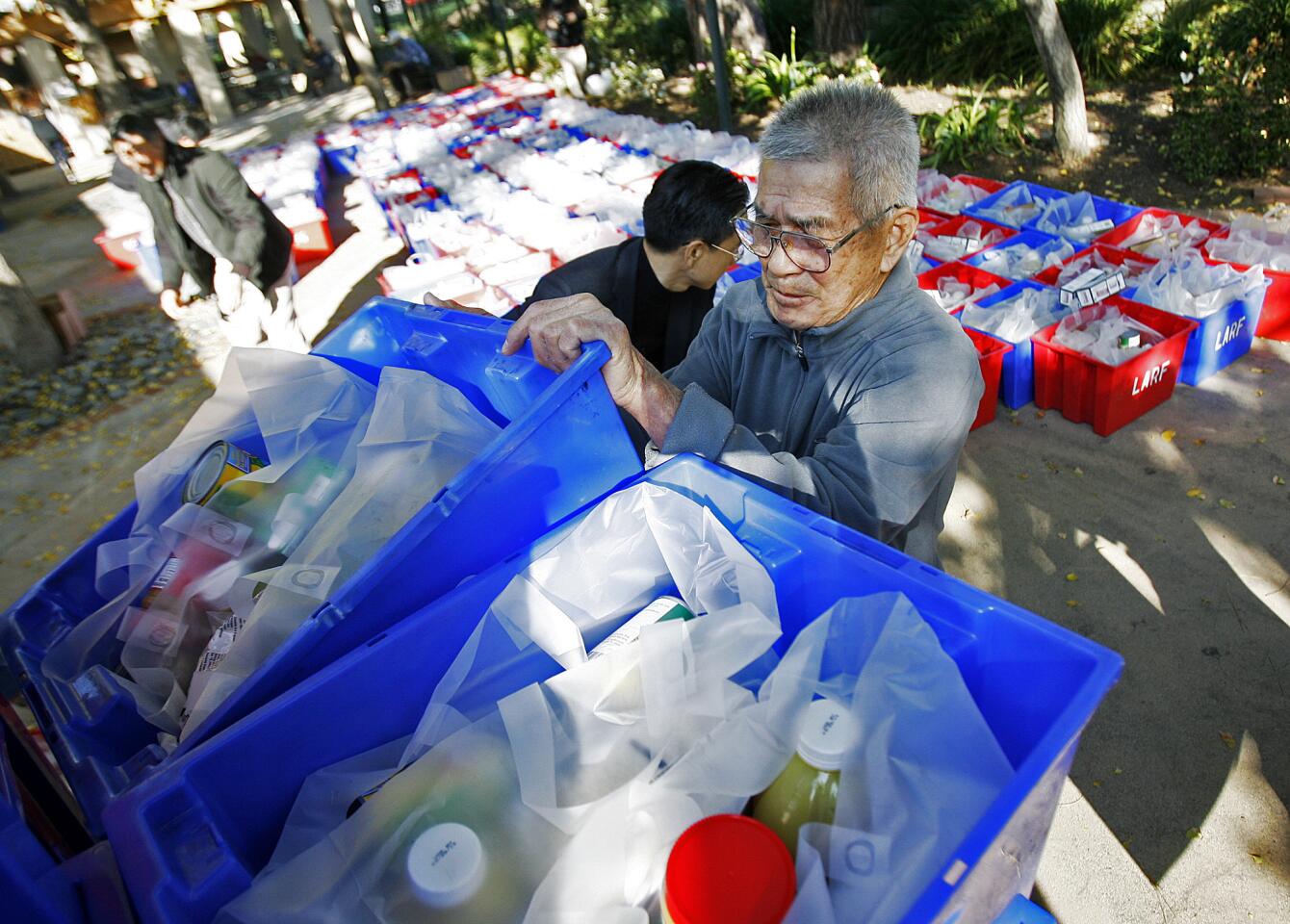Photo Gallery: Pasadena Senior Center Holiday Food distribution