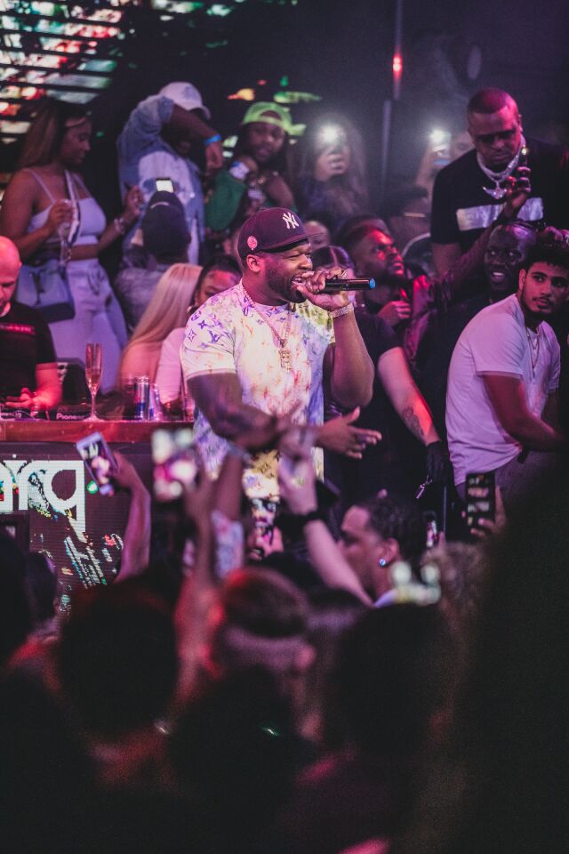 Legendary rapper/actor 50 Cent lit up the stage at Parq Nightclub on Thursday, July 29, 2021.