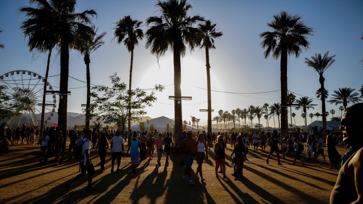A scene from the Coachella Valley Music and Arts Festival.