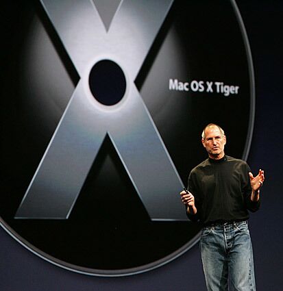 Jobs gives the keynote address on the opening day of the Apple Worldwide Developers Conference 2007 in San Francisco.