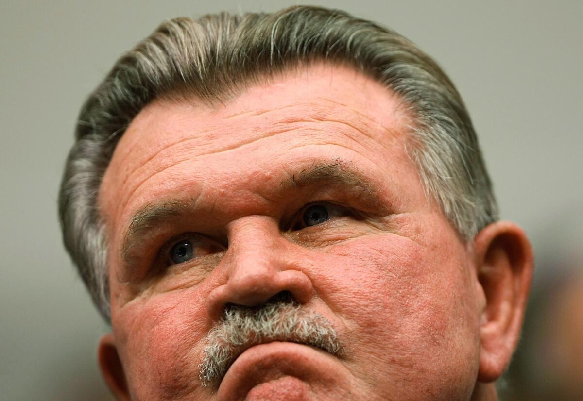 ESPN analyst Mike Ditka, shown in 2007, thinks the Washington football team should continue to be called the Redskins.