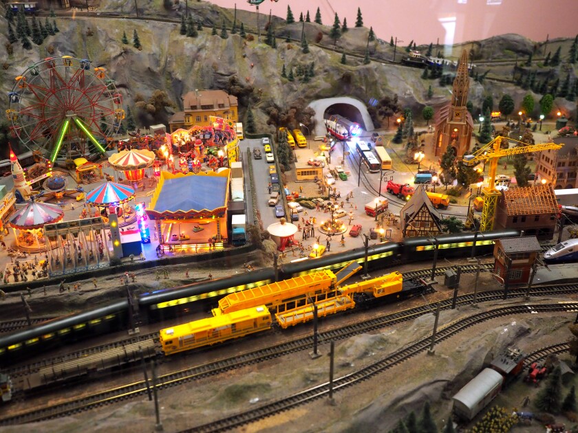 Although Mulhouse's Cite du Train mostly displays full-size trains, it also has one of Europe's most elaborate model railway layouts. 