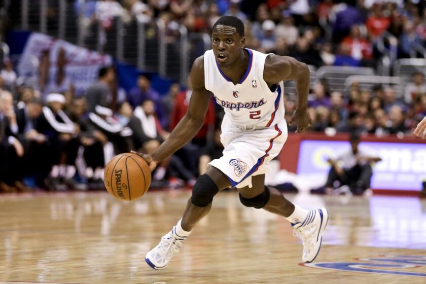 Darren Collison drives down the court during a November 23, 2013, game against the Sacramento Kings.