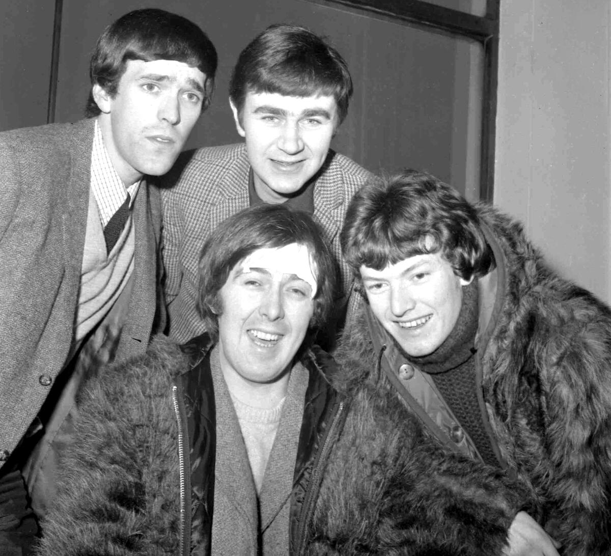 Spencer Davis Group members smile for a photo in 1966.