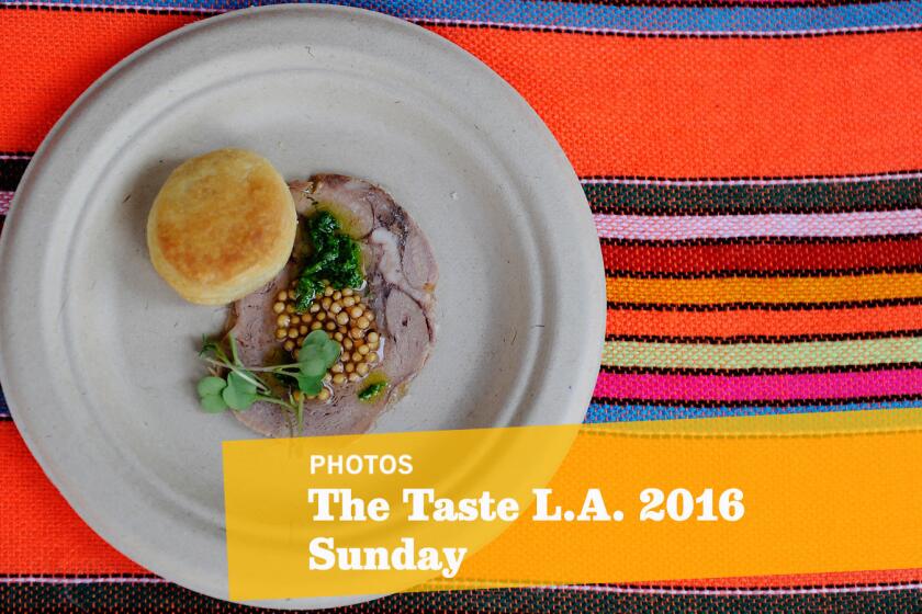 The Taste Sunday: Veal tongue torchon from Little Beast. Share what you're eating at #TasteLA on Twitter, Facebook and Instagram