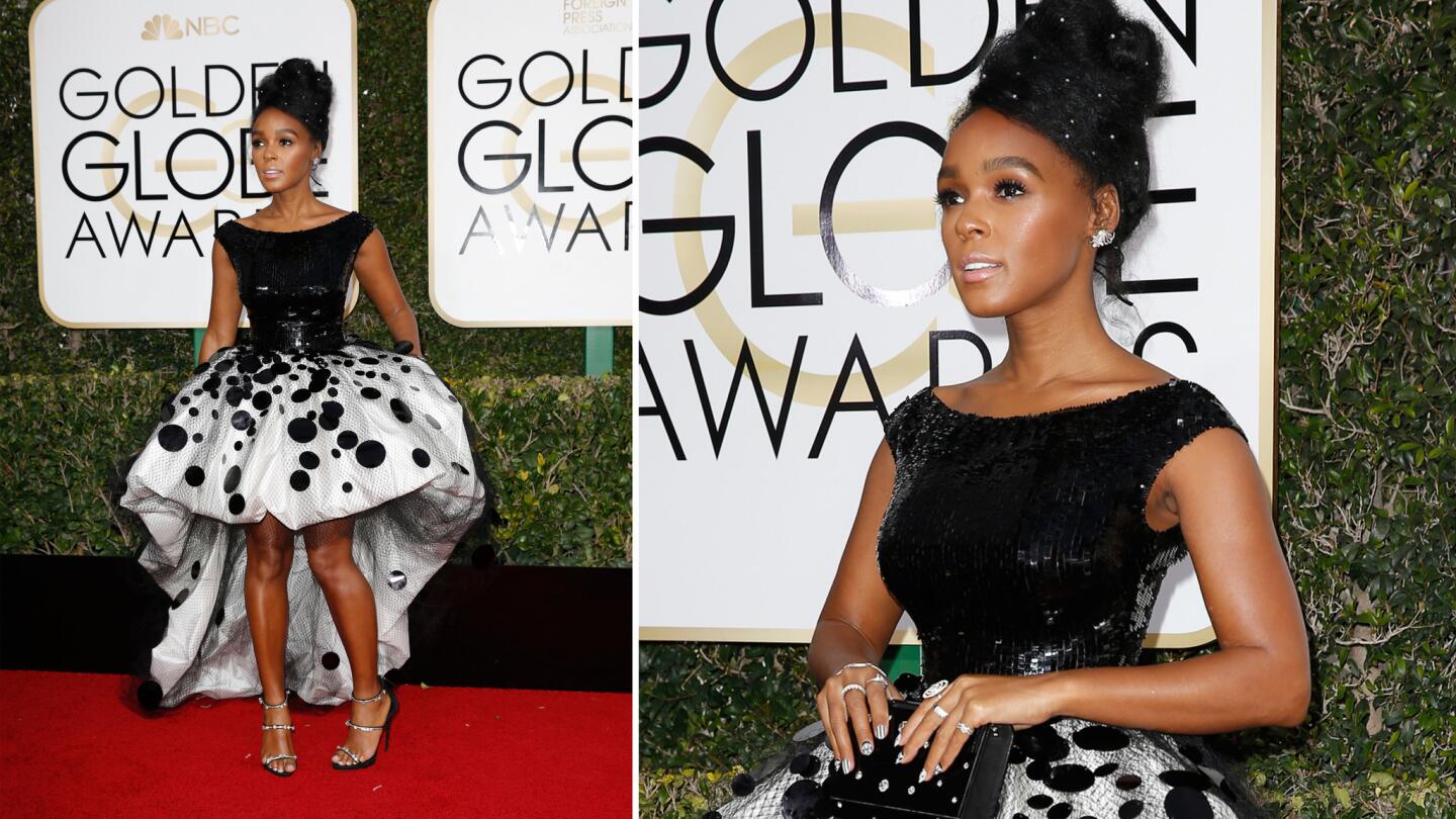 Janelle Monáe on the red carpet